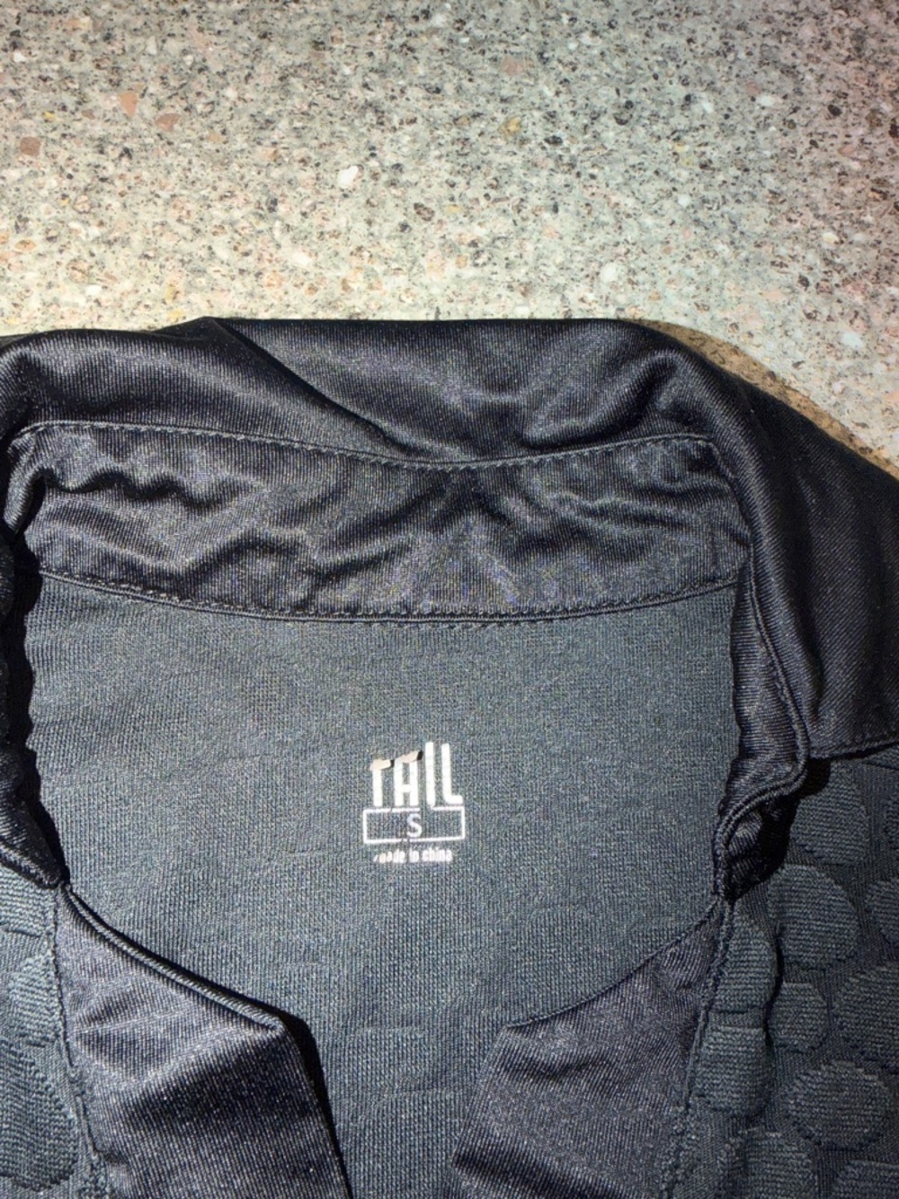 Tail Black Textured Sleeveless Polo Top - Picture 2 of 2